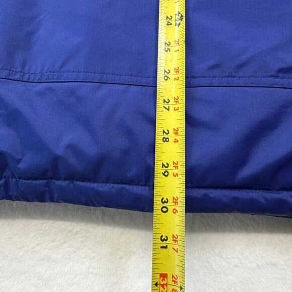 Vintage Old Navy Reversible Blue to Black 1/4 Zip Ski Snow Jacket Size Large - Picture 11 of 13